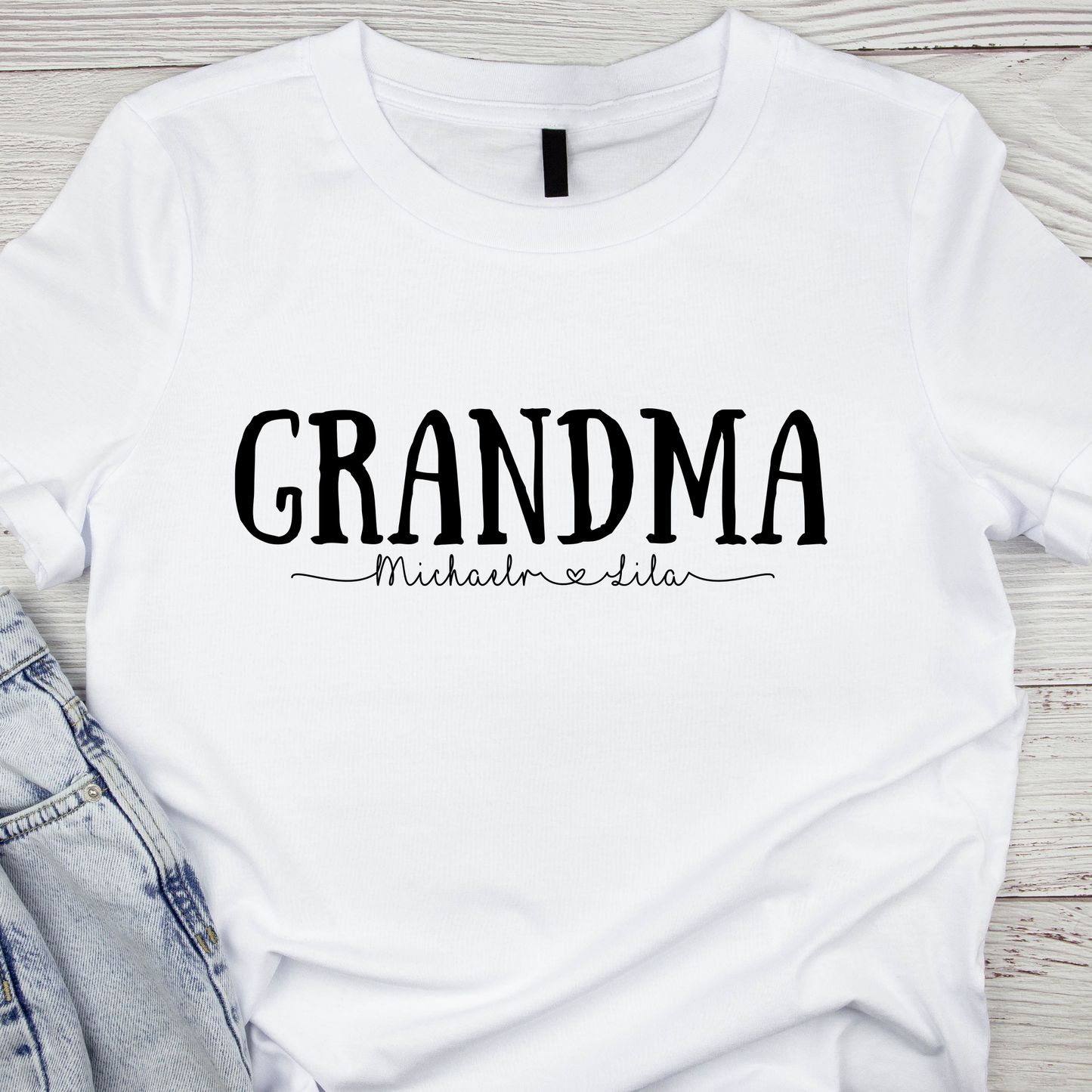 Grandma with Names Shirt