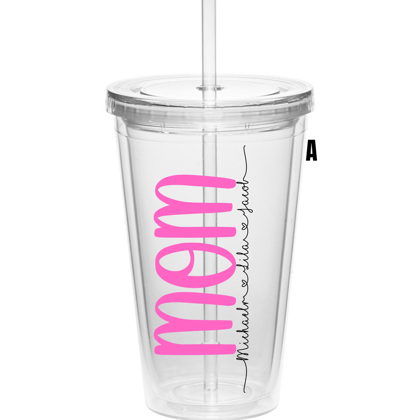 Mom Clear Tumbler