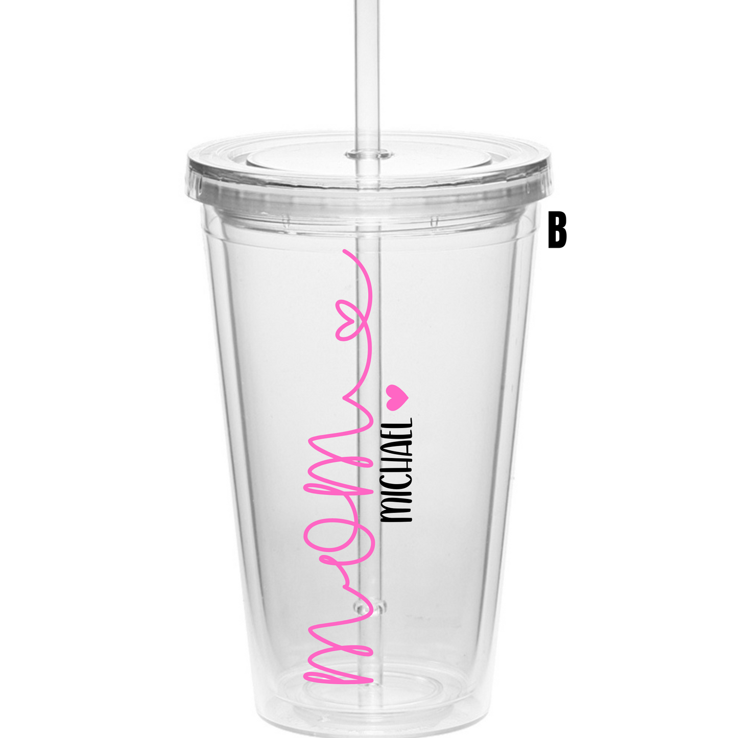 Mom Clear Tumbler