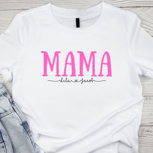 Mama with Names  Shirt