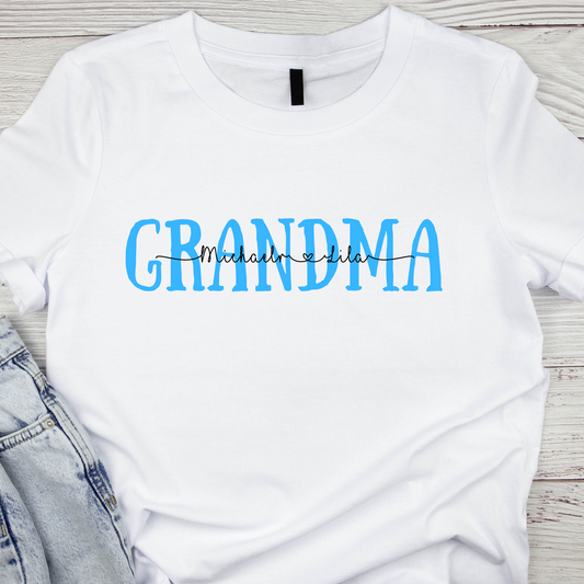 Grandma with Names Shirt