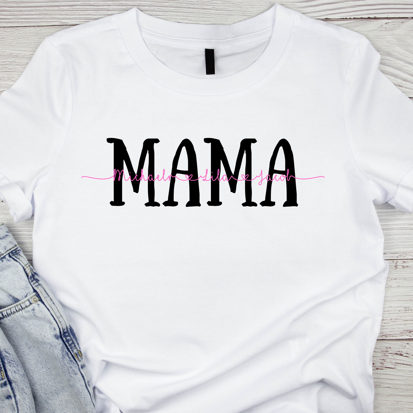 Mama with Names  Shirt