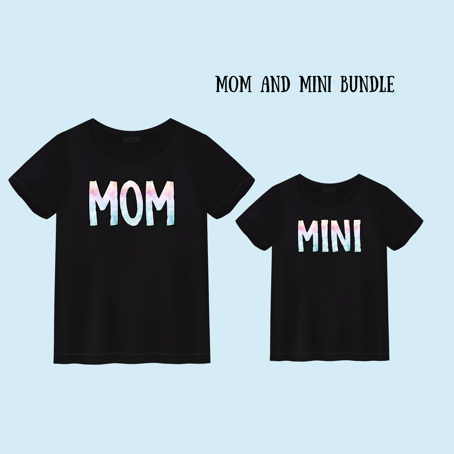 Mom and Mini Bundle Watercolor