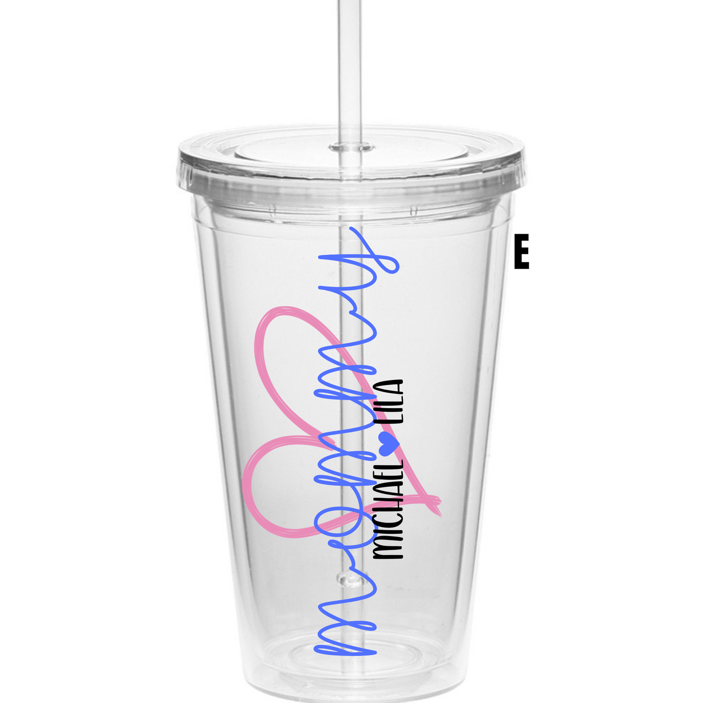 Mom Clear Tumbler