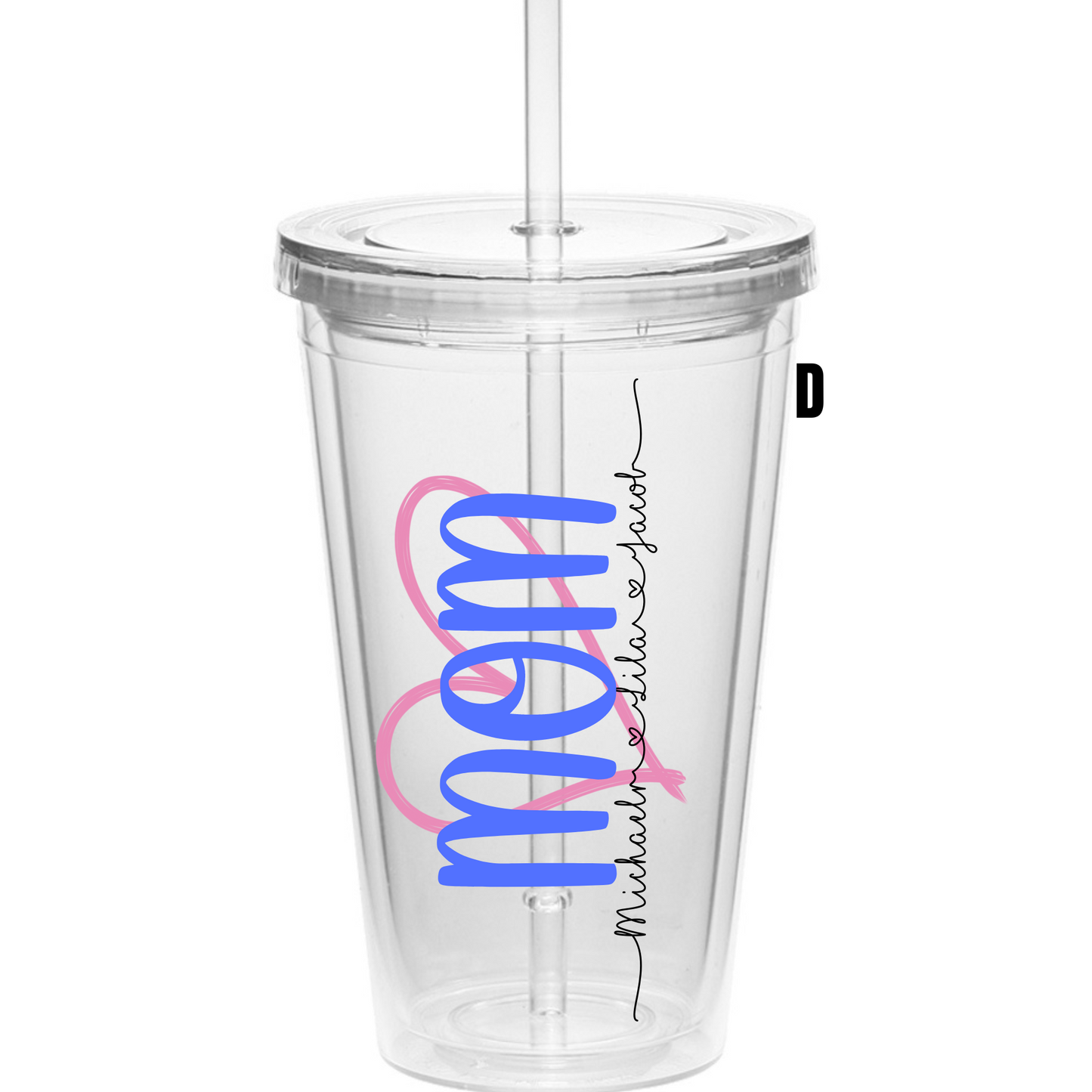 Mom Clear Tumbler